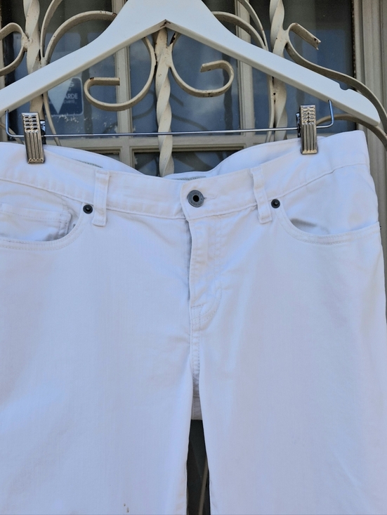 Lucky Brand Sienna Cigarette Cropped Denim White Jeans Women Size 29 - Picture 5 of 16